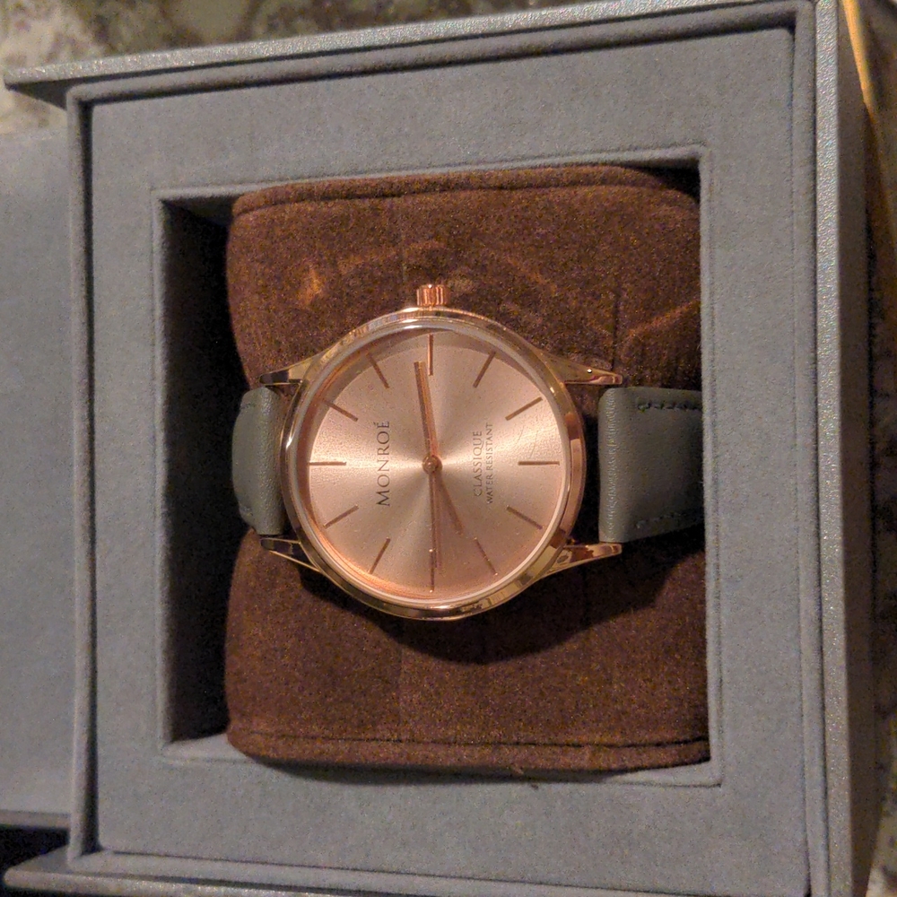 Women's Rose Gold and Gray Watch